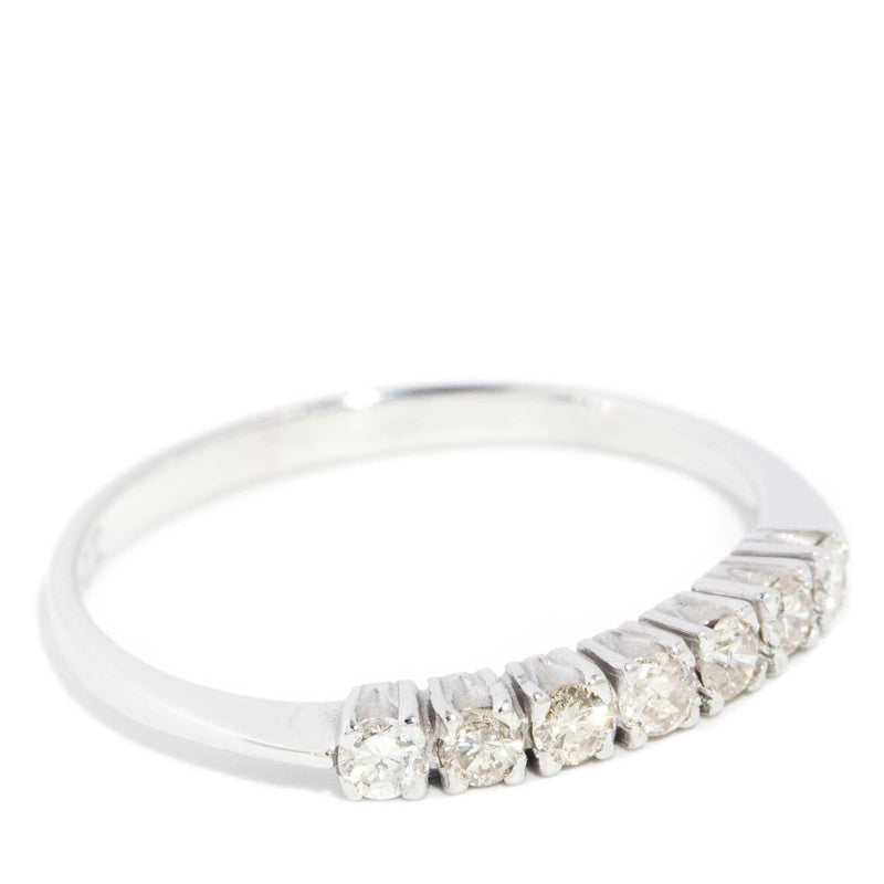 Nomi 1950s Diamond Eternity Band 18ct White Gold