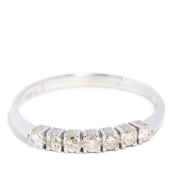 Nomi 1950s Diamond Eternity Band 18ct White Gold