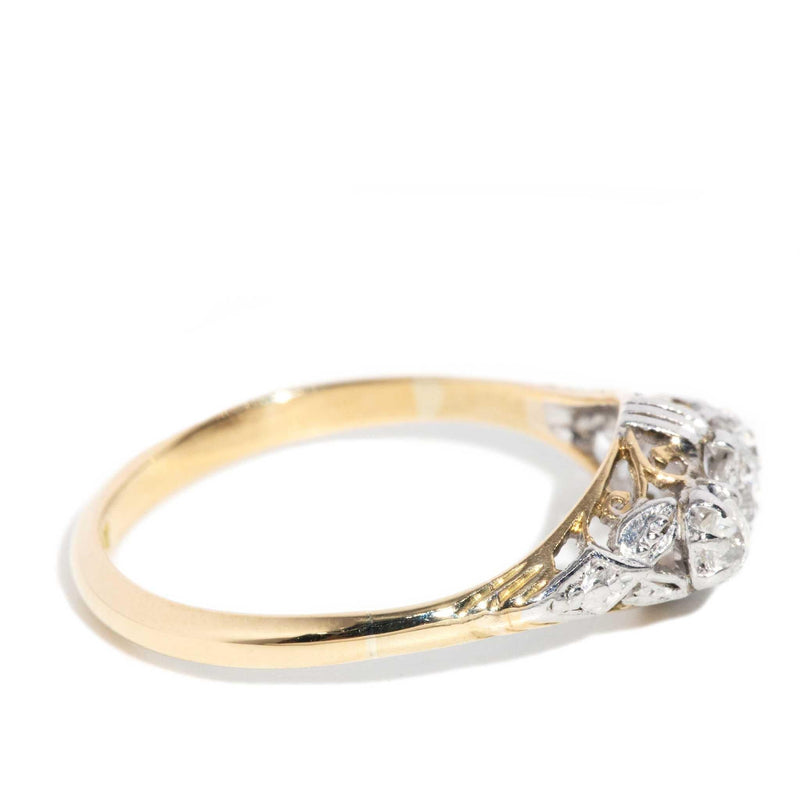 Pennie 1950s Diamond Ring 18ct Gold