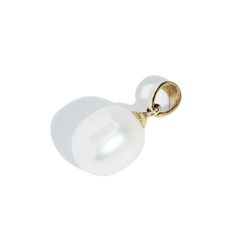 Penny Pearl Solitaire Pendant 9ct Gold