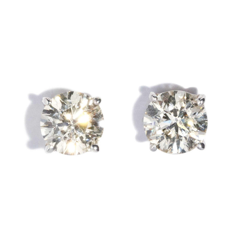 Phillida Diamond Studs 9ct Gold