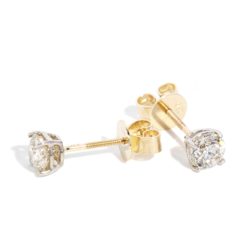 Phillida Diamond Studs 9ct Gold