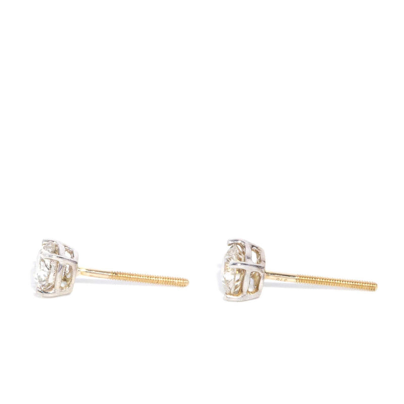 Phillida Diamond Studs 9ct Gold