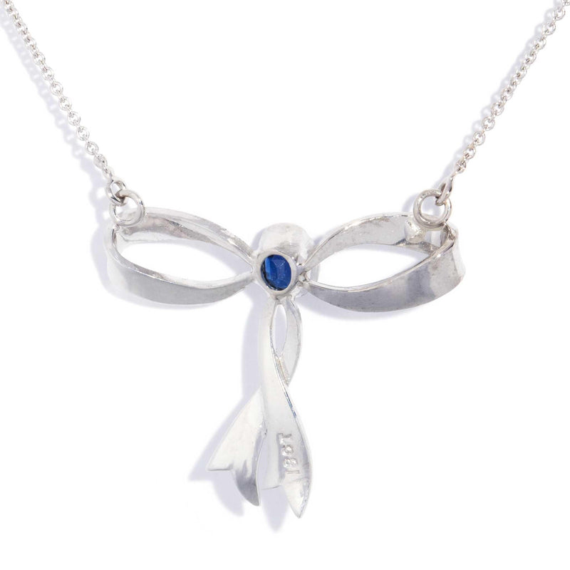 Sienna Reinvented Sapphire Necklet 18ct White Gold