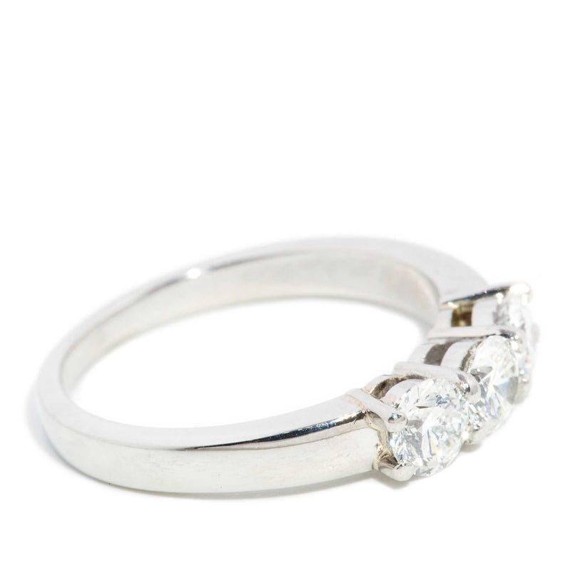 Susan Platinum Three Stone Diamond Ring