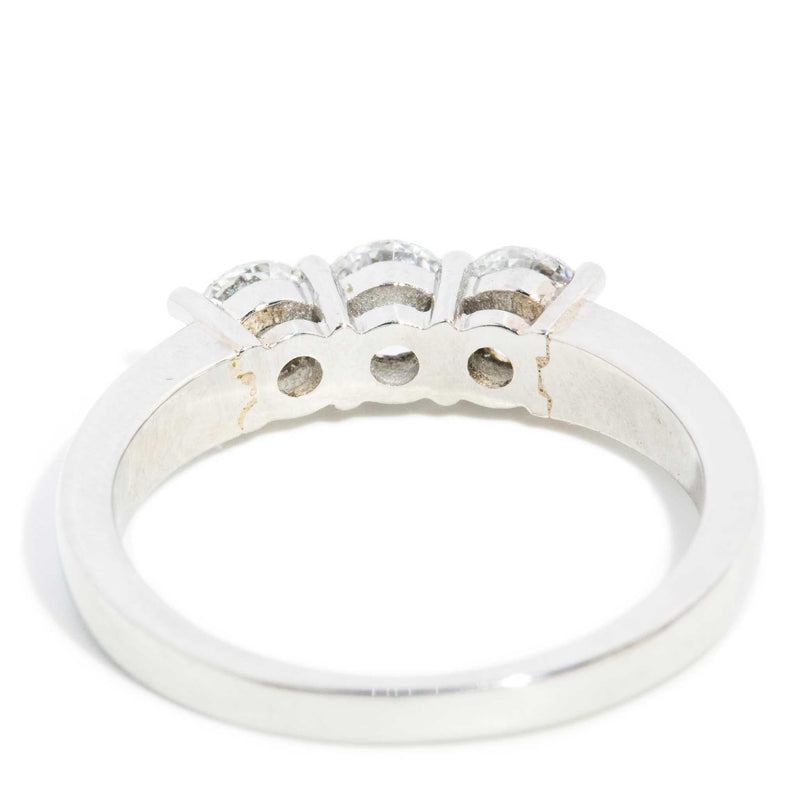 Susan Platinum Three Stone Diamond Ring