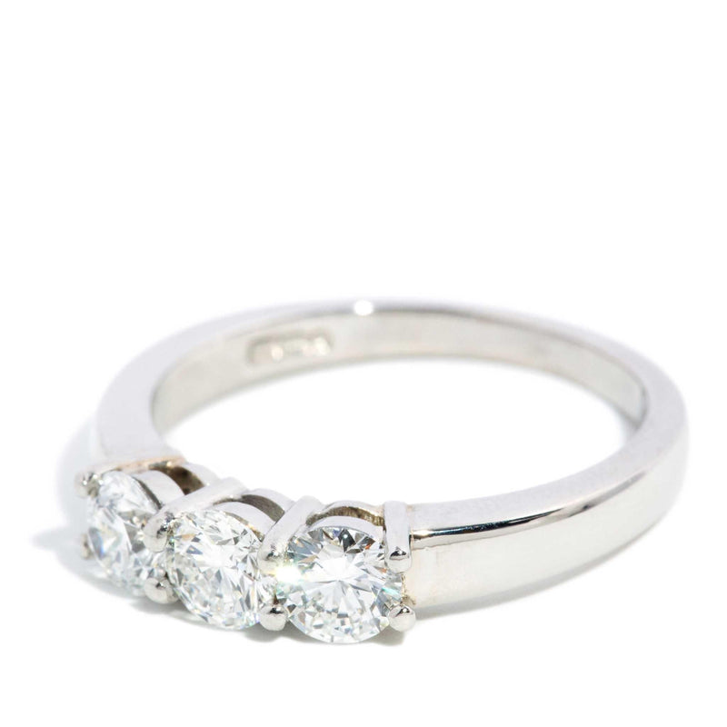 Susan Platinum Three Stone Diamond Ring