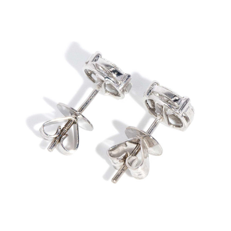 Tertia Diamond Cluster Studs 18ct White Gold