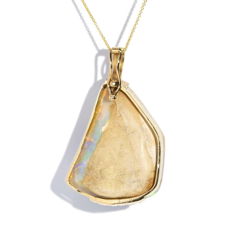 Tinsley 1980s Opal Enhancer Pendant 18ct Gold