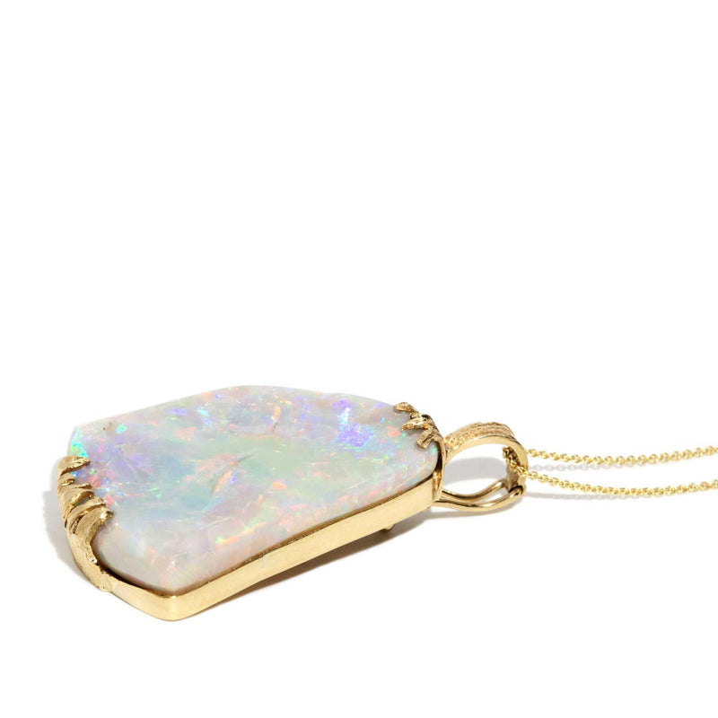 Tinsley 1980s Opal Enhancer Pendant 18ct Gold