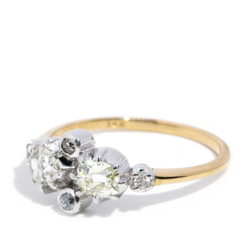 Tirza 1920s 0.64ct Old Cut Diamond Ring 18ct Gold