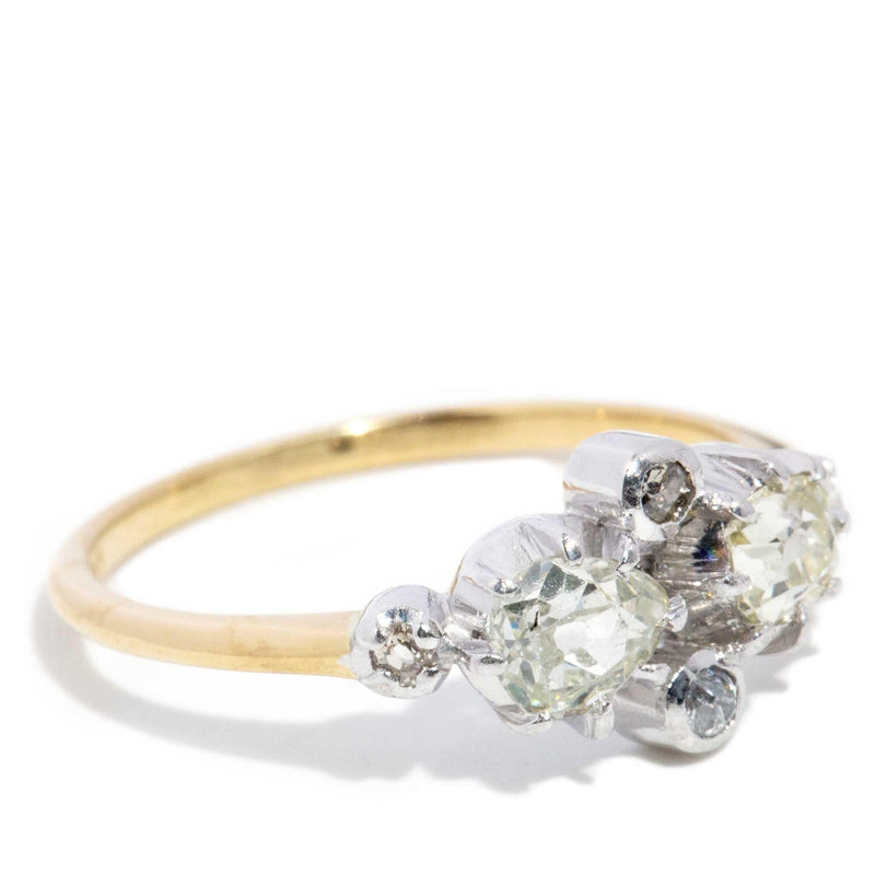 Tirza 1920s 0.64ct Old Cut Diamond Ring 18ct Gold