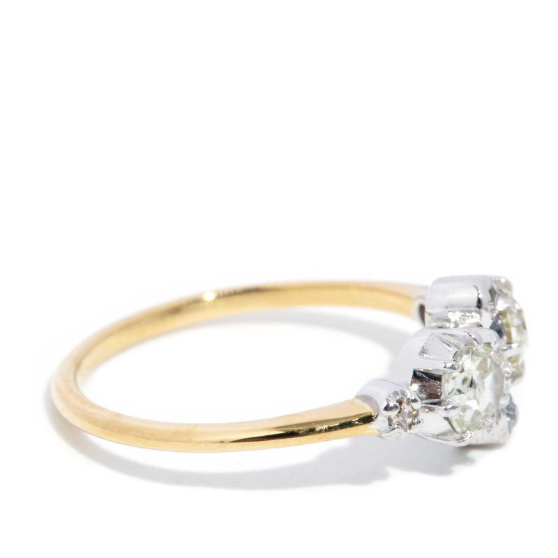 Tirza 1920s 0.64ct Old Cut Diamond Ring 18ct Gold