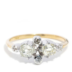 Tirza 1920s 0.64ct Old Cut Diamond Ring 18ct Gold