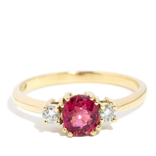 Tulia 0.69ct Pink Tourmaline & Diamond Ring 18ct Gold