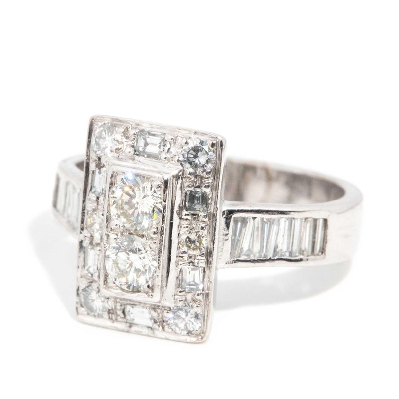 Vesper 1980s 0.80 Carat Diamond Ring 18ct