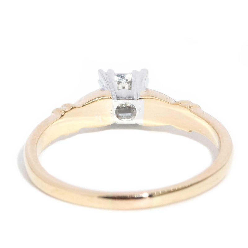 Verbena 1990s Diamond Ring 14ct Gold