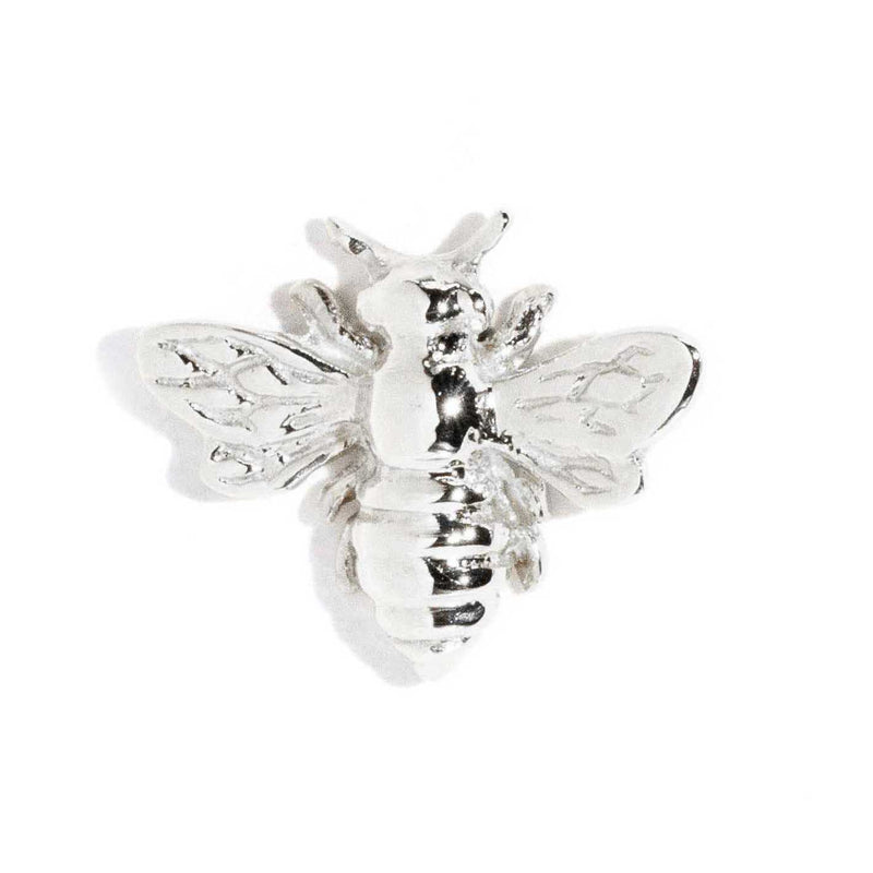 Wayfarer Bee Stud Earrings - Eros Collection Earrings Imperial Jewellery Sterling Silver (Single) 