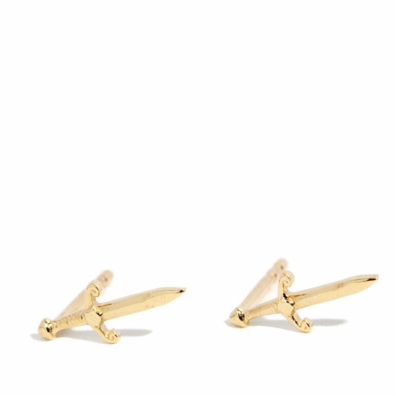 Wayfarer Dagger Stud Earrings - Eros Collection Earrings Imperial Jewellery 