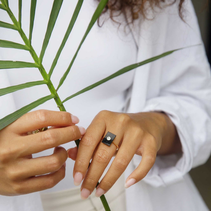 Buy Kite Cut Black Onyx Engagement Ring,black Diamond Ring Set,sterling  Silver Ring Set,women Promise Ring,anniversary Birthday Gift for Her Online  in India - Etsy