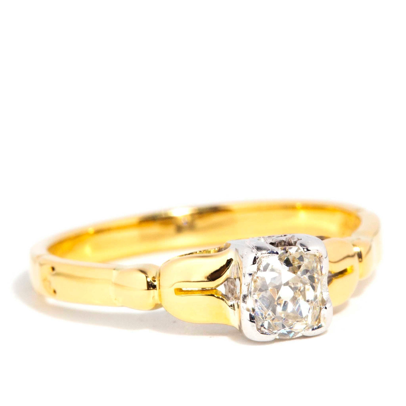 Vintage Art Deco 1930s Diamond Engagement Ring - Antique Jewelry | Vintage  Rings | Faberge EggsAntique Jewelry | Vintage Rings | Faberge Eggs