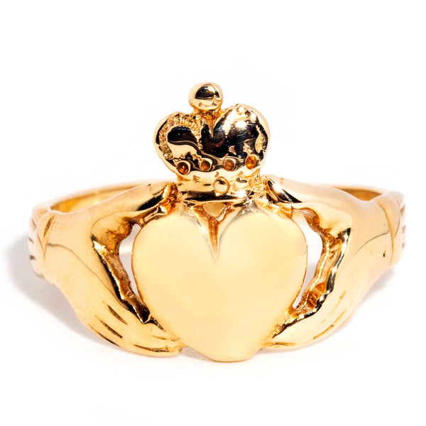 Kelly 9ct Yellow Gold Irish Claddagh Ring Rings Imperial Jewellery Imperial Jewellery - Hamilton 